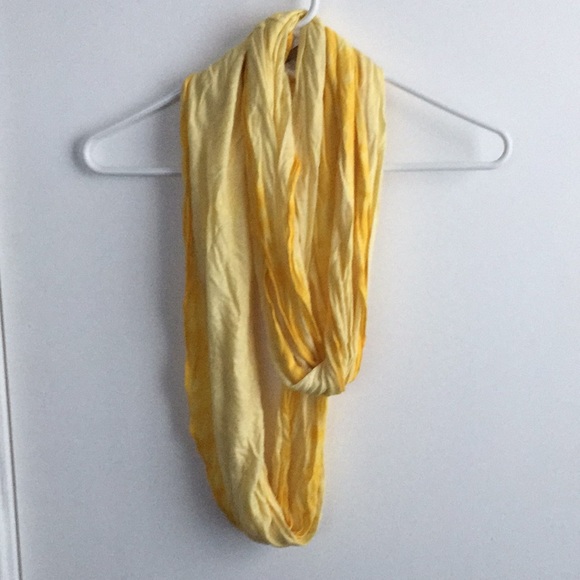Yellow Loop/ Infinity Scarf - Picture 2 of 4